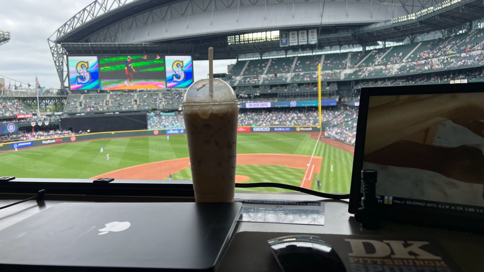 Pirates vs. Mariners, 10:10 p.m. Eastern  taken in Seattle (Live coverage). Photo by DEJAN KOVACEVIC / DKPS